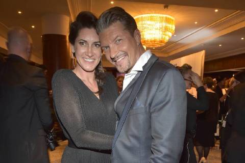 Hardy Krueger Jr. Ehefrau Alice Roessler Get Together Party zur Preisverleihung und Ehrung des 15. Felix Burda Award im Hotel Adlon Kempinski in Berlin am 13.05.2018