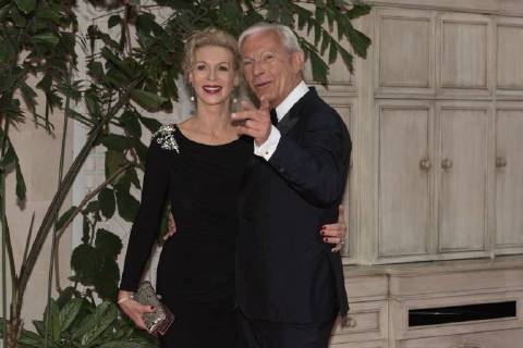 Berlin GER, Berlin, Felix Burda Award, Hotel Adlon Kempinski v.l. Grit Weiss, Prof. Dr. Jo Groebel, Psychologe, 13.05.2018, Felix Burda Award 2018, Copyright: xUwexKoch xEibner-Pressefotox EP_ukh