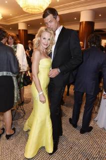 Sonja Kiefer mit Freund Cedric Schwarz bei der Verleihung des Felix Burda Award 2018 im Hotel Adlon Kempinski. Berlin, 13.05.2018