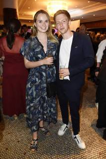 Larissa Sophie Römer und Timur Bartels bei der Verleihung des Felix Burda Award 2018 im Hotel Adlon Kempinski. Berlin, 13.05.2018