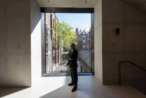 May 14, 2018 - London, London, United Kingdom - Sir David Chipperfield RA architect of the new Royal Academy of Arts attends the press day in London, United Kingdom on 14 May 2018. London United Kingdom - ZUMAt138 20180514_zap_t138_003 Copyright: xRayxTangx