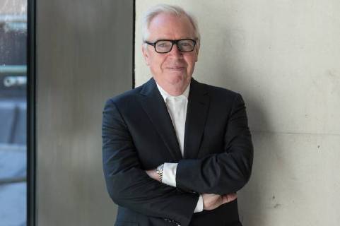 May 14, 2018 - London, London, United Kingdom - Sir David Chipperfield RA architect of the new Royal Academy of Arts attends the press day in London, United Kingdom on 14 May 2018. London United Kingdom  - ZUMAt138 20180514_zap_t138_005 Copyright: xRayxTangx