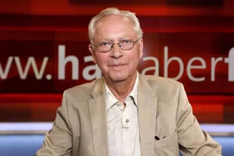 Uwe-Karsten Heye in der ARD-Talkshow hart aber fair im WDR Fernsehstudio A. Köln, 14.06.2018