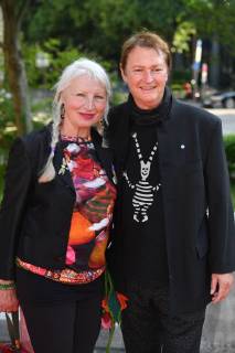 Ulrike Buchner; Hans Juergen Buchner (Musiker,HAINDLING). Roter Teppich,Red Carpet,Bayerischer Fernsehpreis 2018 am 18.05.2018.