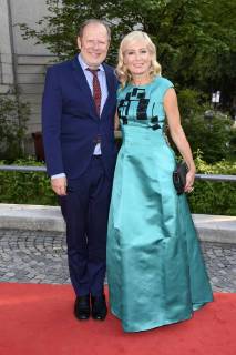 Axel Milberg und Gattin Judith bei der Verleihung des 30. Bayerischen Fernsehpreises 2018 im Prinzregententheater. München, 18.05.2018