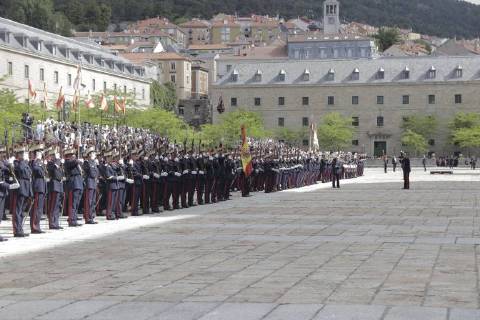 THE KING FELIPE PRESIDES THE CELEBRATION OF THE CHAPTER OF THE REAL AND MILITARY ORDER OF SAN HERMENEGILDO FELIPE OF BORBON AND GREECE 12 06 2018 June 12 2018 King Felipe attends the celebration of the Military Order of San Hermenegildo in the Monastery of El Escorial in Madrid 888 Cordon Press  EuropaxPress El Rey Felipe preside la celebracion del Capitulo de la Real y M