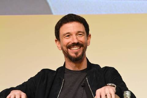 Entertainment Bilder des Tages Oliver Berben, Vorstand Television, digital Media, Entertainment, Constantin Film AG spricht am 12.06.2018 in Köln auf der Anga com, der Internationalen Fachmesse mit Kongress für Kabel, Breitband und Satellit