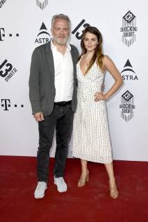 Sven Burgemeister und Ruby O. Fee bei der 19. Verleihung des 13th Street Shocking Short Award 2018 auf dem 36. Filmfest München 2018 in der Alten Akademie. München, 04.07.2018