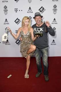 Michel Guillaume mit Freundin Georgia Schultze bei der 19. Verleihung des 13th Street Shocking Short Award 2018 auf dem 36. Filmfest München 2018 in der Alten Akademie. München, 04.07.2018