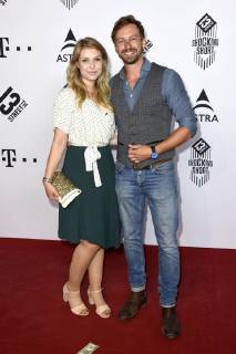 Sarah Thonig und Ben Blaskovic bei der 19. Verleihung des 13th Street Shocking Short Award 2018 auf dem 36. Filmfest München 2018 in der Alten Akademie. München, 04.07.2018