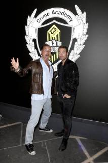 John Friedmann und Sebastian Höffner bei der 19. Verleihung des 13th Street Shocking Short Award 2018 auf dem 36. Filmfest München 2018 in der Alten Akademie. München, 04.07.2018