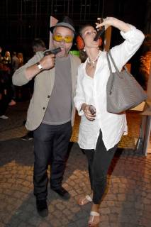 Thomas Darchinger und Lara Joy Körner bei der 19. Verleihung des 13th Street Shocking Short Award 2018 auf dem 36. Filmfest München 2018 in der Alten Akademie. München, 04.07.2018