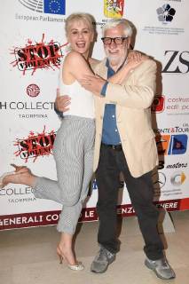Taormina: Presentation prized at the Nations prize. In the picture: Marina Rocco and Claudio Masenza  Copyright: xMaurizioxD Avanzox xIPAx xMaurizioxDxAvanzox