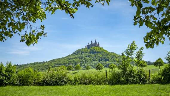 An image of the Castle Hohenzollern in south Germany McPGAN