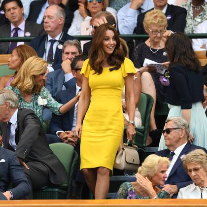 Entertainment Themen der Woche Entertainment-Bilder der Woche . 15 07 2018. London, United Kingdom. Wimbledon Tennis Championships-Day Thirteen. The Duke and Duchess of Cambridge joined by the Prime Minister Theresa May and her husband Philip in the Royal Box for the Men s Final on Centre court on Day Thirteen of the Wimbledon Tennis Championships.  xAndrewxParsonsx xi-Imagesx IIM-18212-0106