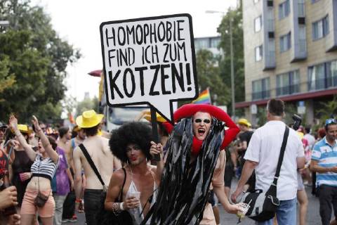 News Themen der Woche KW30 News-Bilder des Tages Teilnehmer beim Christopher Street Day in Berlin am 28 Juli 2018. CDS in Berlin