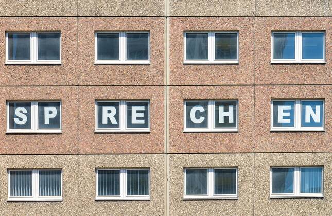 Werbung Logopaede, Lichtenberg, Berlin, Deutschland