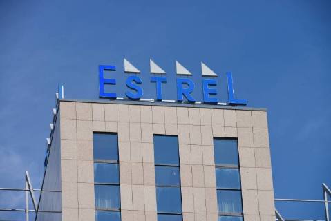 Estrel Hotel, Sonnenallee, Neukoelln, Berlin, Deutschland