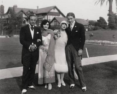 Rudolph Valentino, Pola Negri, Mae Murray, Prince Mdivani (circa 1926) File Reference 33636_677THA Hollywood CA USA  Copyright: xCinemaxLegacyxCollection ThexHollywoodxArchivex 33636_677THA