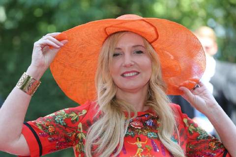 19.08.2018, Hannover, Niedersachsen, GER - Jette Joop, Modedesignerin. (aussen, Aussenaufnahme, Designerin, deutsch, Deutschland, Europa, europaeisch, Hannover, Jette Joop, Joop, Modedesignerin, Niedersachsen, Persoenlichkeit, Portraet, Portrait, QF, Querformat, Westeuropa) 180819D1282HANNOVER.JPG