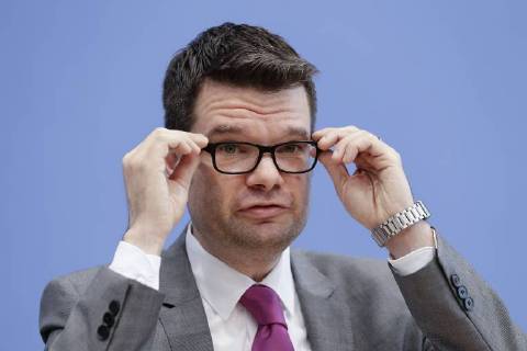 30.08.2018, Berlin, Deutschland - Pressekonferenz zum Thema: Vorstellung des Digitalmonitors 2018 der FDP-Fraktion. Foto: Marco Buschmann, 1. Parlamentarischer Geschaeftsfuehrer der FDP-Bundestagsfraktion.