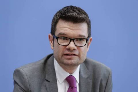 30.08.2018, Berlin, Deutschland - Pressekonferenz zum Thema: Vorstellung des Digitalmonitors 2018 der FDP-Fraktion. Foto: Marco Buschmann, 1. Parlamentarischer Geschaeftsfuehrer der FDP-Bundestagsfraktion.