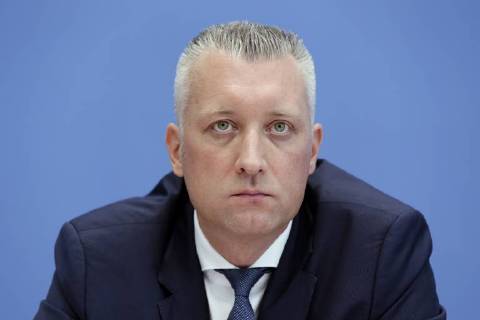 30.08.2018, Berlin, Deutschland - Pressekonferenz zum Thema: Vorstellung des Digitalmonitors 2018 der FDP-Fraktion. Foto: Dr. Peter Matuschek, Leiter der Politik- und Sozialforschung von forsa.