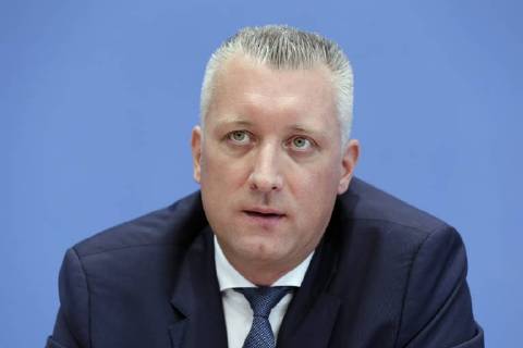 30.08.2018, Berlin, Deutschland - Pressekonferenz zum Thema: Vorstellung des Digitalmonitors 2018 der FDP-Fraktion. Foto: Dr. Peter Matuschek, Leiter der Politik- und Sozialforschung von forsa.