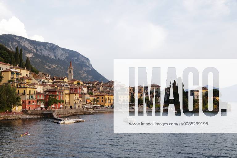 Stockfoto Varenna Italien Foto Varenna Am Comer See Im