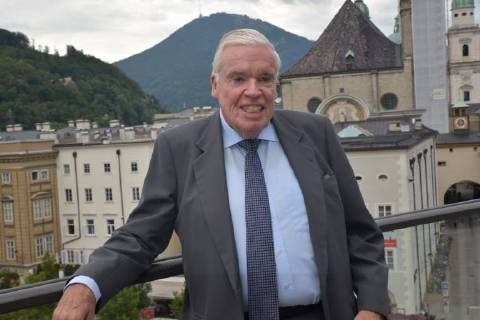 Klaus Michael Kühne, Kühne Stiftung, Pressekonferenz, neuer Hauptsponsor der Salzburger Festspiele, © Manfred Siebinger