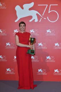 75th Venice Film Festival, Photocall Award Ceremony Winners. Pictured: Olivia Colman - Coppa Volpi best actress  Copyright: xSimonexComi Veneziax2018x xIPAx xVeneziax