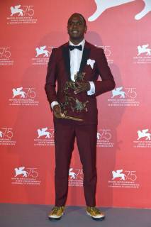 75th Venice Film Festival, Photocall Award Ceremony Winners. Pictured: Baykali Ganambarr - Marcello Mastroianni Award  Copyright: xSimonexComi Veneziax2018x xIPAx xVeneziax