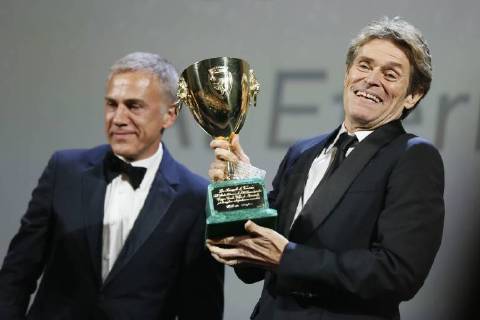 VENICE - September 8: Christoph Waltz and Willem Dafoe on September 8, 2018 in Venice, Italy.(By Mark Cape Insidefoto) markxcape