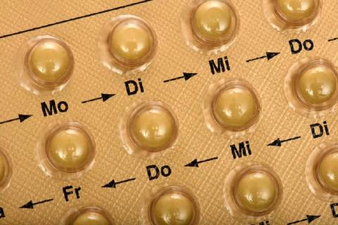 Anti-Babypille in Blisterpackung, Monatspackung