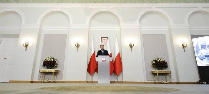 September 12, 2018 - Warsaw, Poland - President Duda announces recipients of the Order of the White Eagle at at the Presidential Palace in Warsaw, Poland on September 12, 2018. The Order of the White Eagle is the highest order civilians and military can receive for their merits. Warsaw Poland  - ZUMAn230 20180912_zaa_n230_385 Copyright: xJaapxArriensx