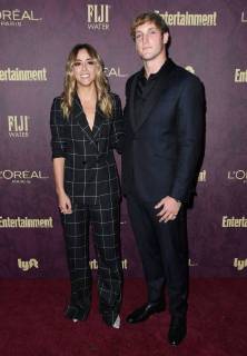 15 September 2018 - West Hollywood, California - Chloe Bennett, Logan Paul. 2018 Entertainment Weekly Pre-Emmy Party held at the Sunset Tower Hotel. Photo Credit: Birdie Thompson AdMedia 230159 2018-09-15 CA West Hollywood Etats-Unis Copyright: xAdMediax STAR_230159_147