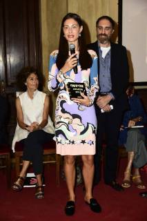 Who s who award ceremony in the picture: Marica Pellegrinelli (Gucci dress and Zanotti shoes)  Copyright: xSimonaxChiocciax xIPAx xSimonaxChioccia_Fotosickix