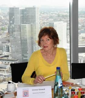 21.09.2018 Frankfurt am Main, Hessischen Film- und Kinopreis 2018 Bekanntgabe der Nominiereungen und Ehrenpreisträger Christel Schmidt Leitung der hr-Filmförderung