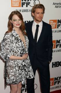 September 28, 2018 - New York City, New York, U.S. - Actress EMMA STONE and actor JOE ALWYN attend the The Favourite held during the New York Film Festival 56th Opening Night Gala Presentation held at Alice Tully Hall at Lincoln Center. New York City U.S. - ZUMAk03_ 20180928_zaf_k03_075 Copyright: xNancyxKaszermanx