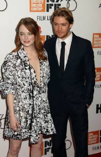September 28, 2018 - New York City, New York, U.S. - Actress EMMA STONE and actor JOE ALWYN attend the The Favourite held during the New York Film Festival 56th Opening Night Gala Presentation held at Alice Tully Hall at Lincoln Center. New York City U.S. - ZUMAk03_ 20180928_zaf_k03_077 Copyright: xNancyxKaszermanx