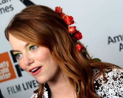 September 28, 2018 - New York City, New York, U.S. - Actress EMMA STONE attends the The Favourite held during the New York Film Festival 56th Opening Night Gala Presentation held at Alice Tully Hall at Lincoln Center. New York City U.S. - ZUMAk03_ 20180928_zaf_k03_055 Copyright: xNancyxKaszermanx