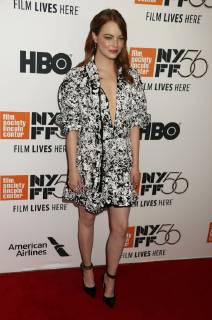 September 28, 2018 - New York City, New York, U.S. - Actress EMMA STONE attends the The Favourite held during the New York Film Festival 56th Opening Night Gala Presentation held at Alice Tully Hall at Lincoln Center. New York City U.S. - ZUMAk03_ 20180928_zaf_k03_065 Copyright: xNancyxKaszermanx