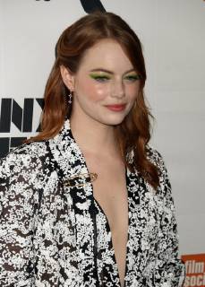 September 28, 2018 - New York City, New York, U.S. - Actress EMMA STONE attends the The Favourite held during the New York Film Festival 56th Opening Night Gala Presentation held at Alice Tully Hall at Lincoln Center. New York City U.S. - ZUMAk03_ 20180928_zaf_k03_053 Copyright: xNancyxKaszermanx