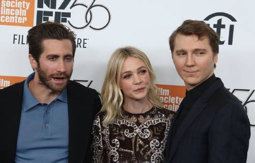 September 30, 2018 - New York City, New York, U.S. - Actors JAKE GYLLENHAAL, CAREY MULLIGAN and PAUL DANO attend Wifelife held during the 56th New York Film Festival held at Alice Tully Hall at Lincoln Center. New York City U.S. - ZUMAk03_ 20180930_zaf_k03_057 Copyright: xNancyxKaszermanx