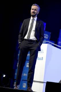 Jan Böhmermann beim 6. Bits & Pretzels Founders Festival 2018 im ICM. München, 30.09.2018