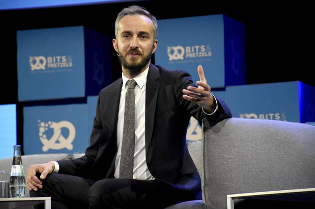 Jan Böhmermann beim 6. Bits & Pretzels Founders Festival 2018 im ICM. München, 30.09.2018