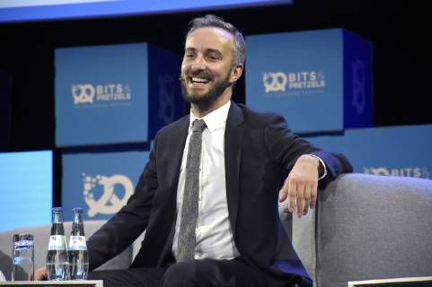 Jan Böhmermann beim 6. Bits & Pretzels Founders Festival 2018 im ICM. München, 30.09.2018