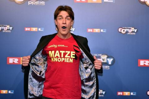 Comedian Matze Knop kommt am 07.10.2018 in Köln zur Verleihung des Deutschen Comedy Preis 2018.