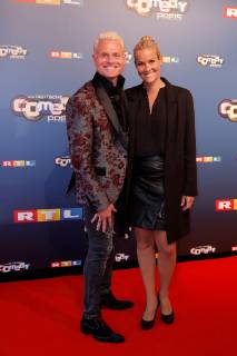 Guido Cantz und seine Ehefrau Kerstin Ricker bei der Verleihung Der Deutsche Comedypreis 2018 am 7.10.2018 in Koeln Deutscher Comedypreis 2018 in Koeln