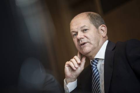 News Bilder des Tages Bundesfinanzminister Olaf Scholz, SPD, trifft sich mit Landraeten und Landraetinnen aus Bayern zu Gespraechen. Berlin, 09.10.2018. Berlin Germany Copyright: xFlorianxGaertnerx
